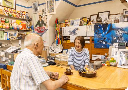 店内の様子